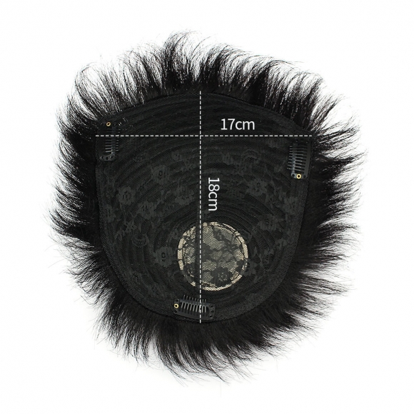 [언니네 가발] 인모 탑커버 남자 정수리가발(중형)