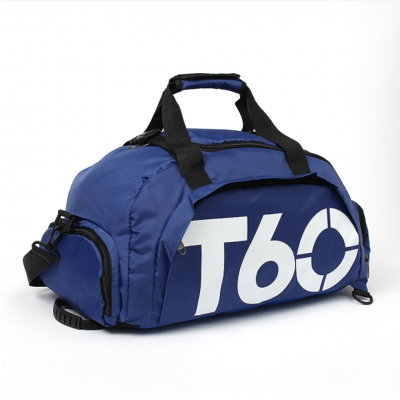T60 스포츠 더플백(블루화이트)