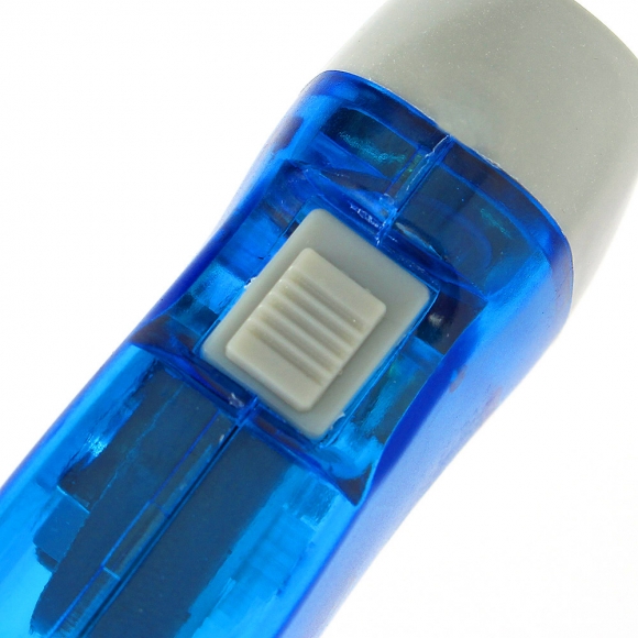 LED 자가발전 비상용 손전등(블루)