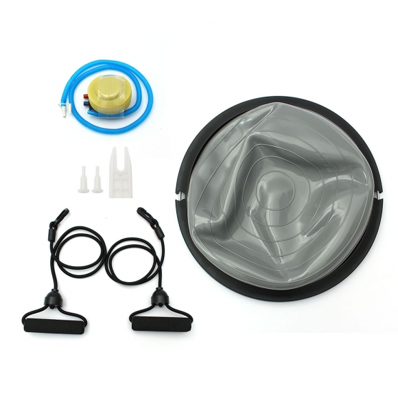 홈트레이닝 줄무늬 밸런스볼(실버)