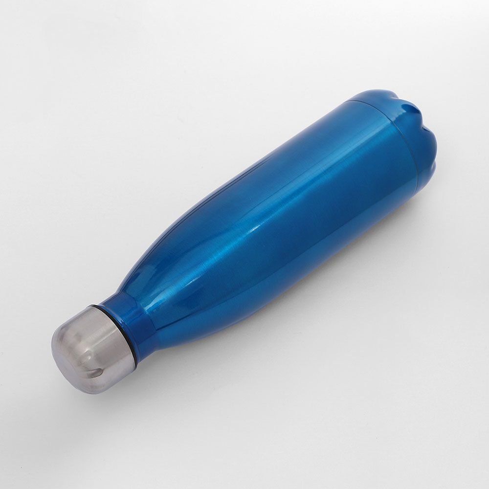 Oce 304 스텐 진공 물병 특이한 텀블러 500ml 블루 휴대용 텀블러 보온 보냉 물통 보온 물통