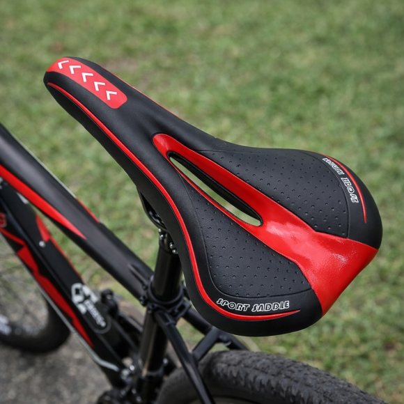 익스트림 레일형 자전거 안장(레드)