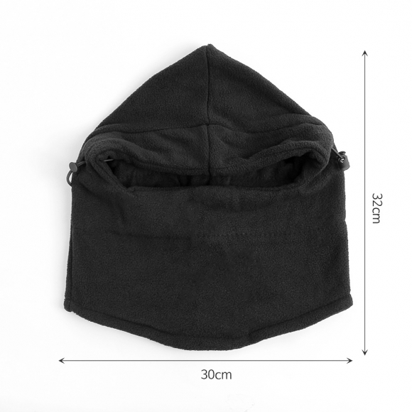 더블업 방한 넥워머 바라클라바(블랙)