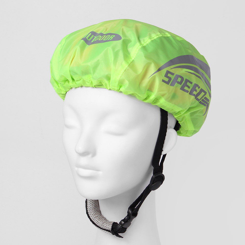 Oce 방수 방풍 야간주행 자전거 반사 헬멧커버-네온 자전거우비용품 씌우개 인라인 헬멧