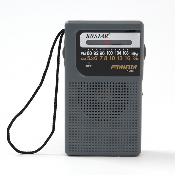 시그널 AMFM 휴대 라디오(그레이)