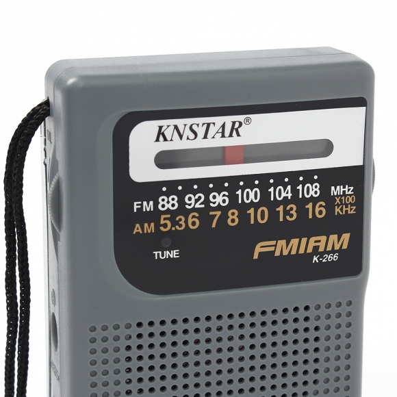 시그널 AMFM 휴대 라디오(그레이)