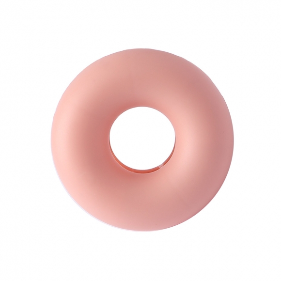 도넛 모양 흡착식 칫솔꽂이(4구) (핑크)