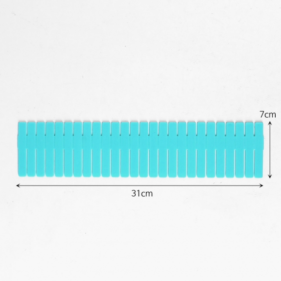 홈슨 서랍정리 칸막이보드 4p세트(31cmx7cm) (블루)
