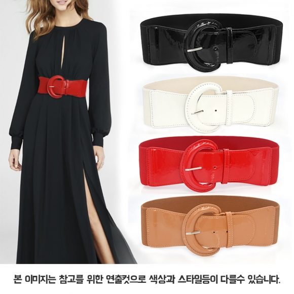여성용 패션 허리띠 B-05(블랙)