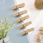 사진 메모걸이 미니 나무집게 100p세트(3.5cm)