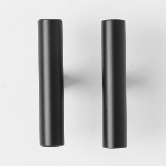 솔리드 일자 가구손잡이 2p세트(1구/60mm) (블랙)