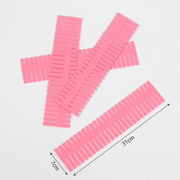 홈슨 서랍정리 칸막이보드 4p세트(31x7cm) (핑크)