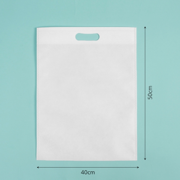 컬러 부직포 가방(40x50cm) (화이트)