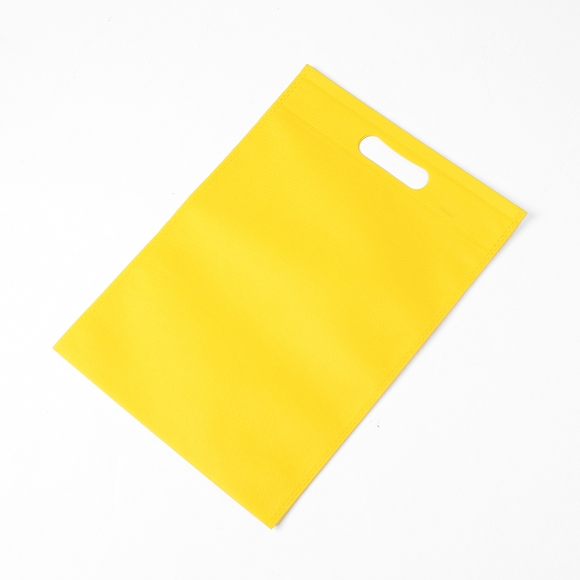 컬러 부직포 가방(25x35cm) (옐로우)
