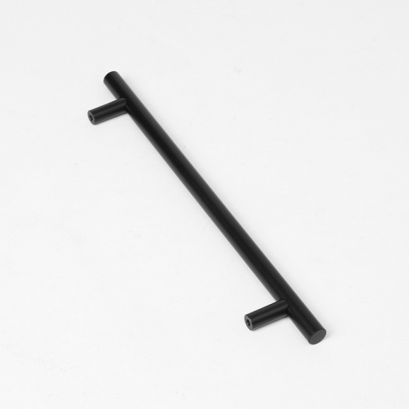 1p 솔리드 일자 가구손잡이(160mm) (블랙)