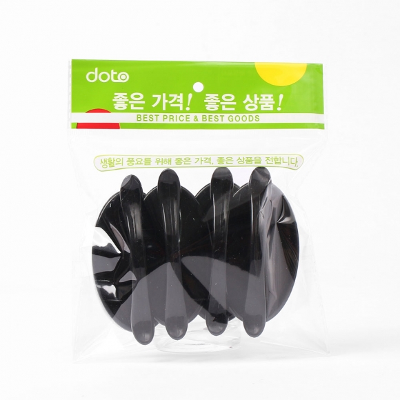 모던 접착식 손잡이 4p세트(95mm) (블랙)
