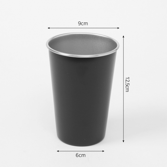 아임심플 스텐컵(블랙) (500ml)