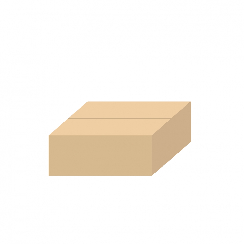 Oce 골판지 상자 중소형 소포 무지 박스 50매 255x200x100 페이퍼 케이스 페이팩 종이 포장 상자