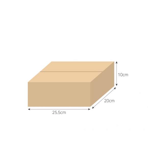 BOX-ZONE 택배박스 3호 50매(255x200x100mm) (B골)