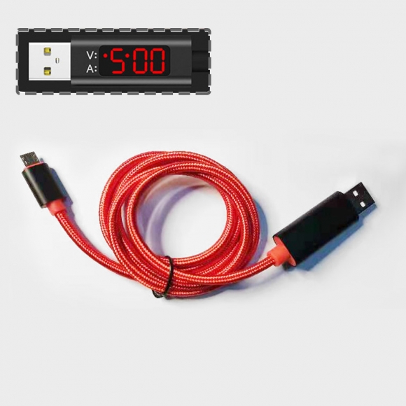 전류측정 USB케이블 5핀 1m (레드)