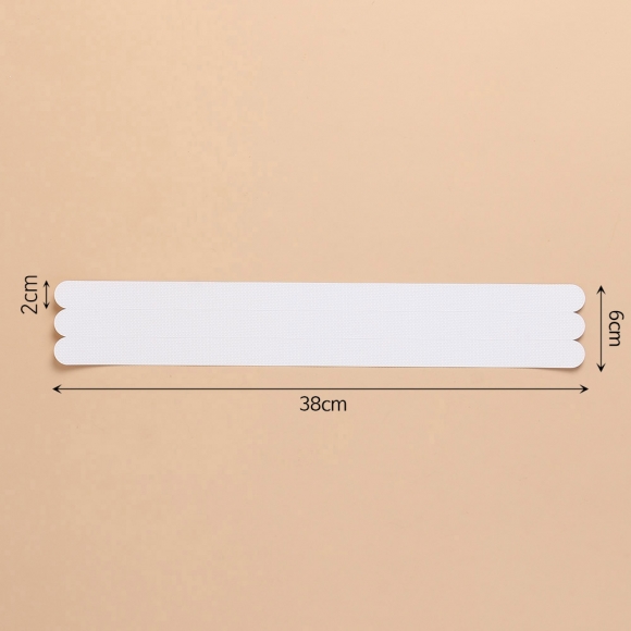 바닥 미끄럼방지 투명 스티커 12p세트 (2x38cm) (라인)