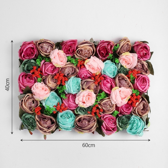 플라워월 조화 꽃벽 FL02(60x40cm)
