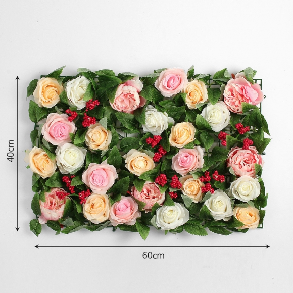 플라워월 조화 꽃벽 FL09(60x40cm)