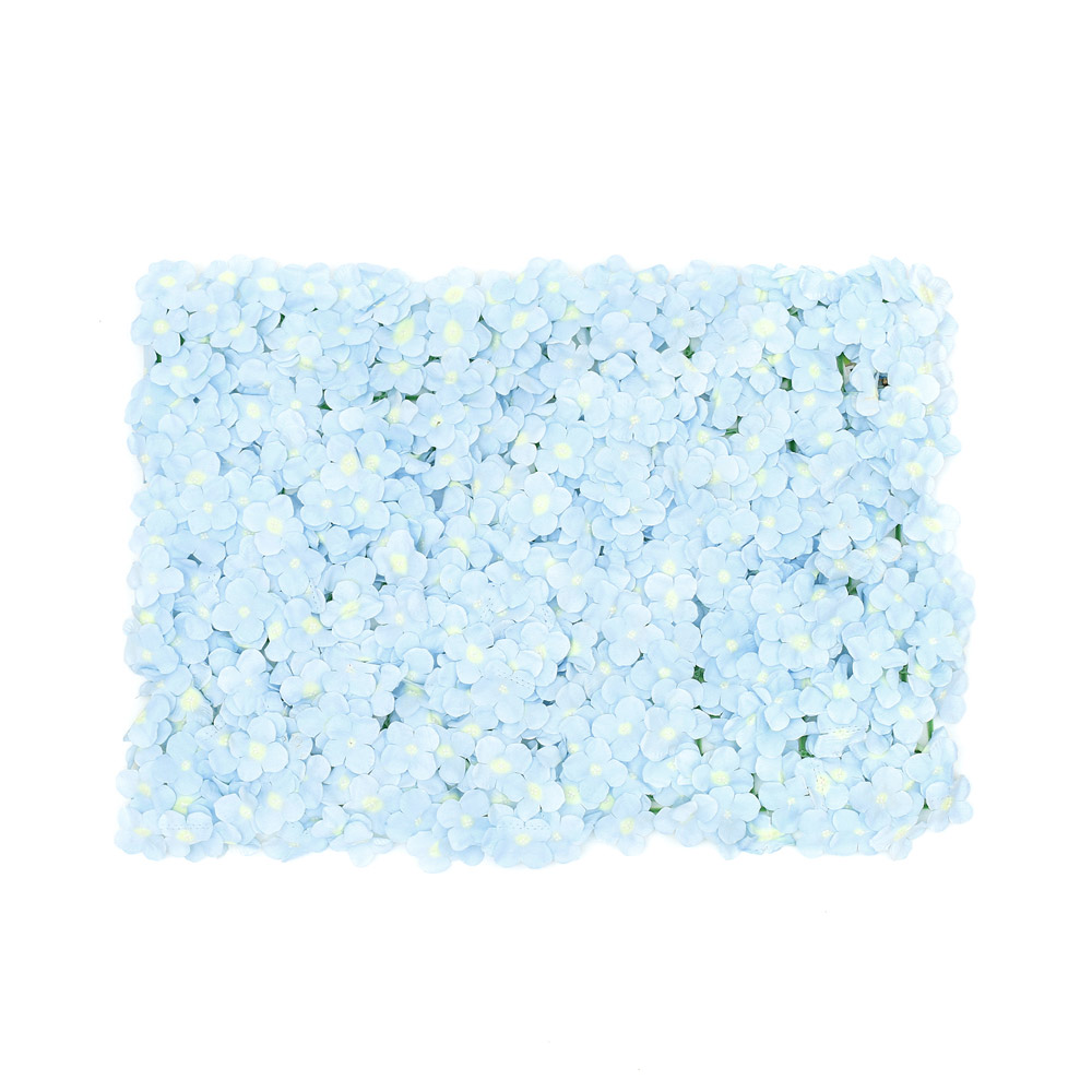 Oce 플랜트월 조화 벽장식 블루a 60x40 카페 조화 꽃벽  스카이 플라워월  진짜 생화같은