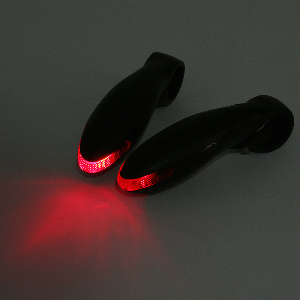 Oce 자전거 핸들장착 LED 안전등2P 밝은후라시 자전거야간등 손잡이램프