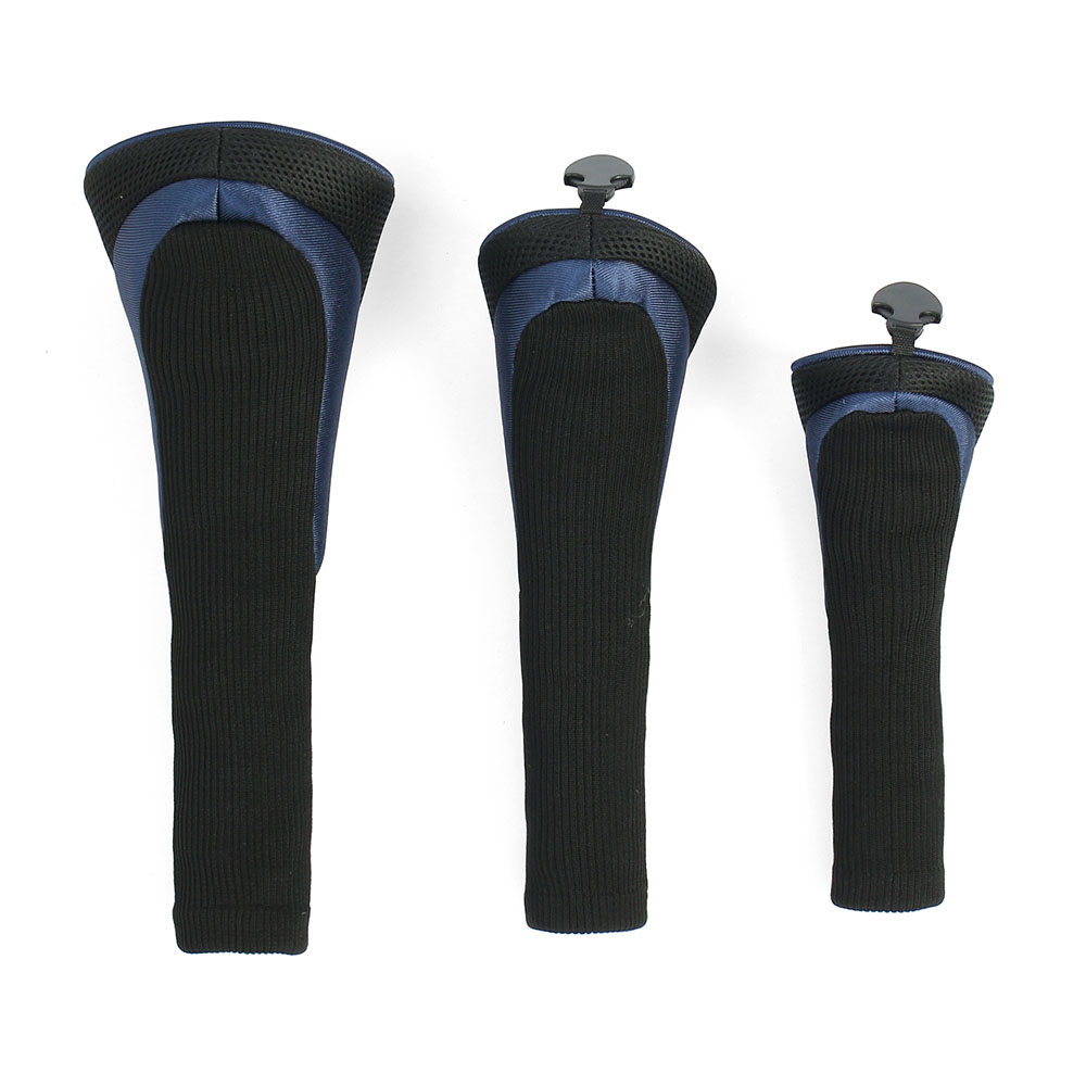 골프 클럽 커버 헤드 태그 완벽 보호 3p 블루 유틸리티 채망 머리 씌우개 드라이버 모자