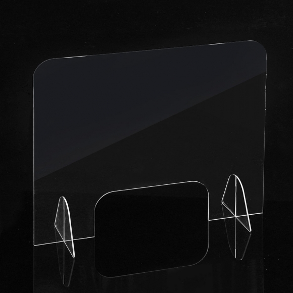 세이프 투명 아크릴 칸막이(오픈 창구형) (60x60cm)