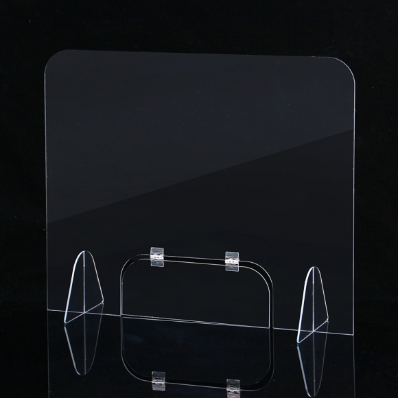 세이프 투명 아크릴 칸막이(도어 창구형) (50x60cm)