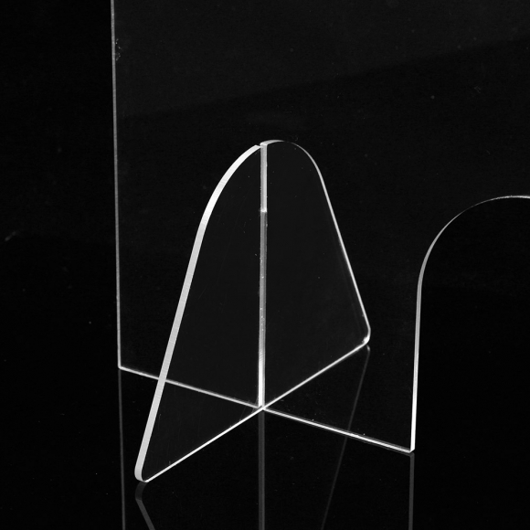 세이프 투명 아크릴 칸막이(도어 창구형) (50x60cm)