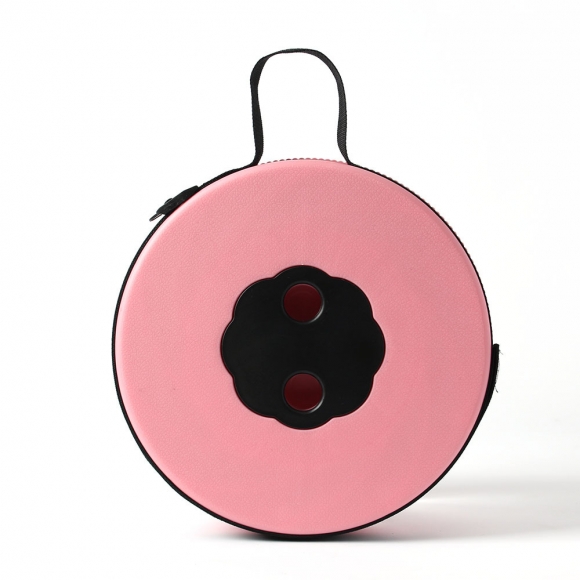 아코디언 접이식 휴대용 의자(핑크)