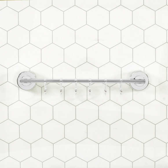 흡착식 주방 욕실 후크 걸이대(43.5cm)