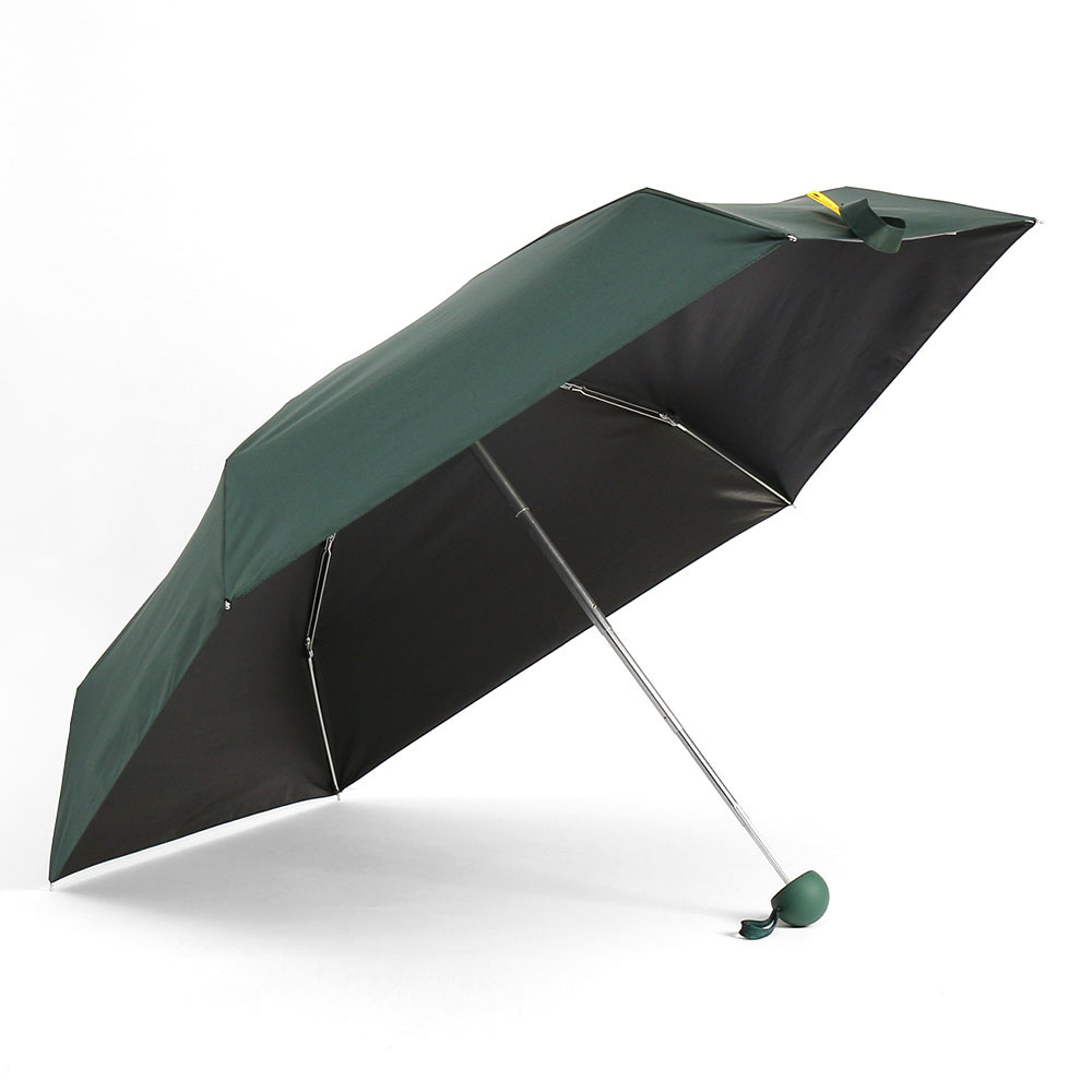 Oce 5단 미니 수동우산 겸 양산 그린 컴팩트 작은 우양산 초경량 양우산 썬쉐이드  썬세이드