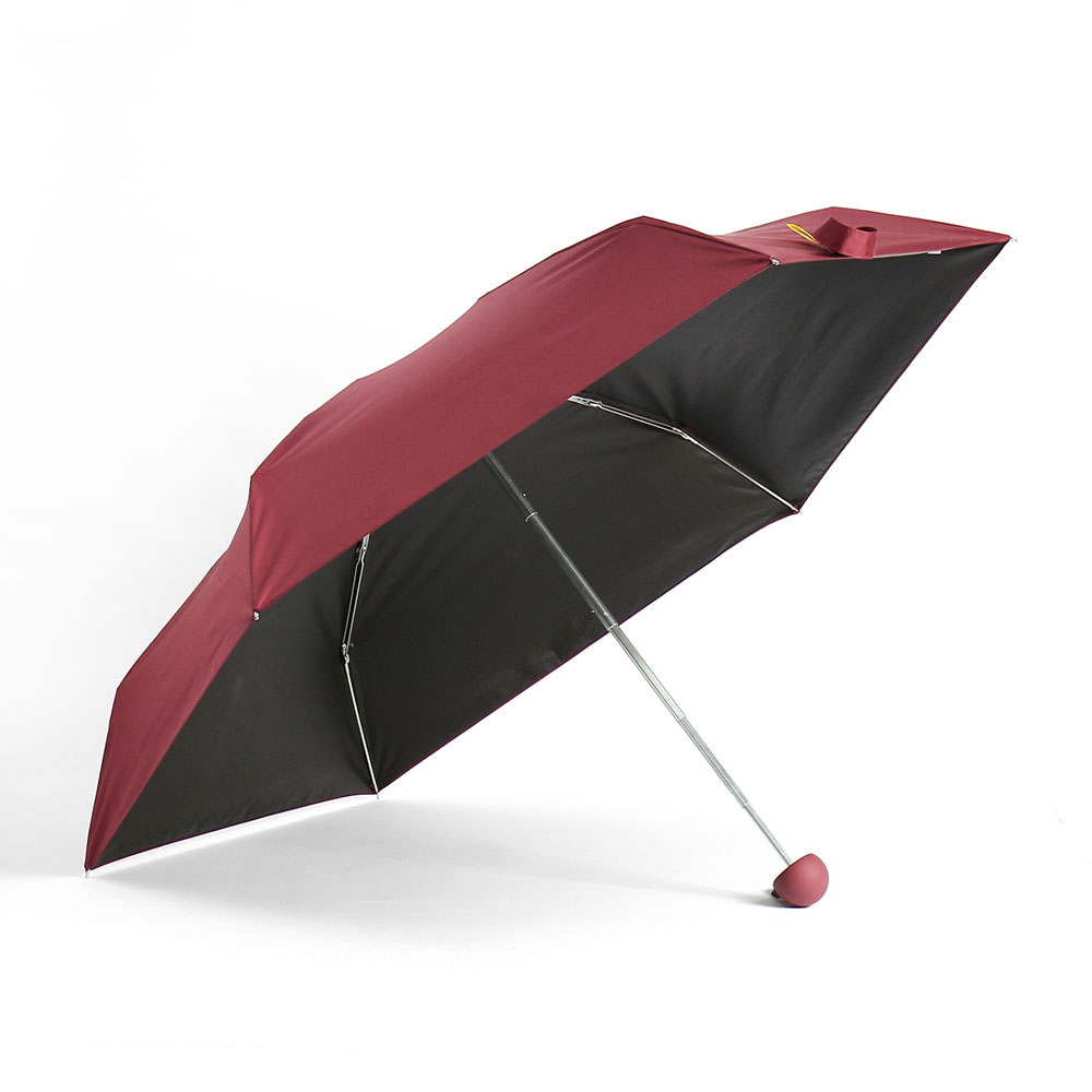 Oce 5단 미니 수동우산 겸 양산 와인 접는 암막 우산 UV 자외선 차단 양산 접이식  가벼운 단우산