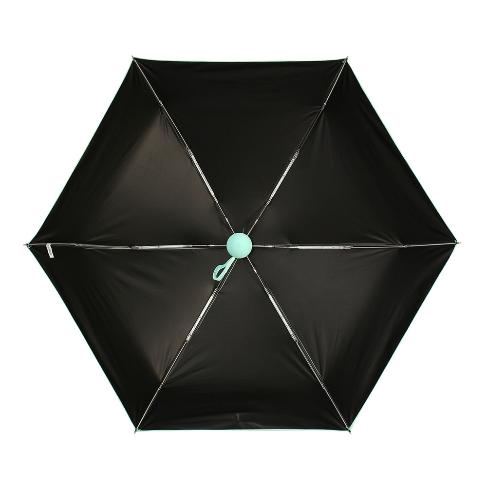 Oce 5단 미니 수동우산 겸 양산 민트 접이식  가벼운 단우산 휴대용 수동우산 초경량 양우산