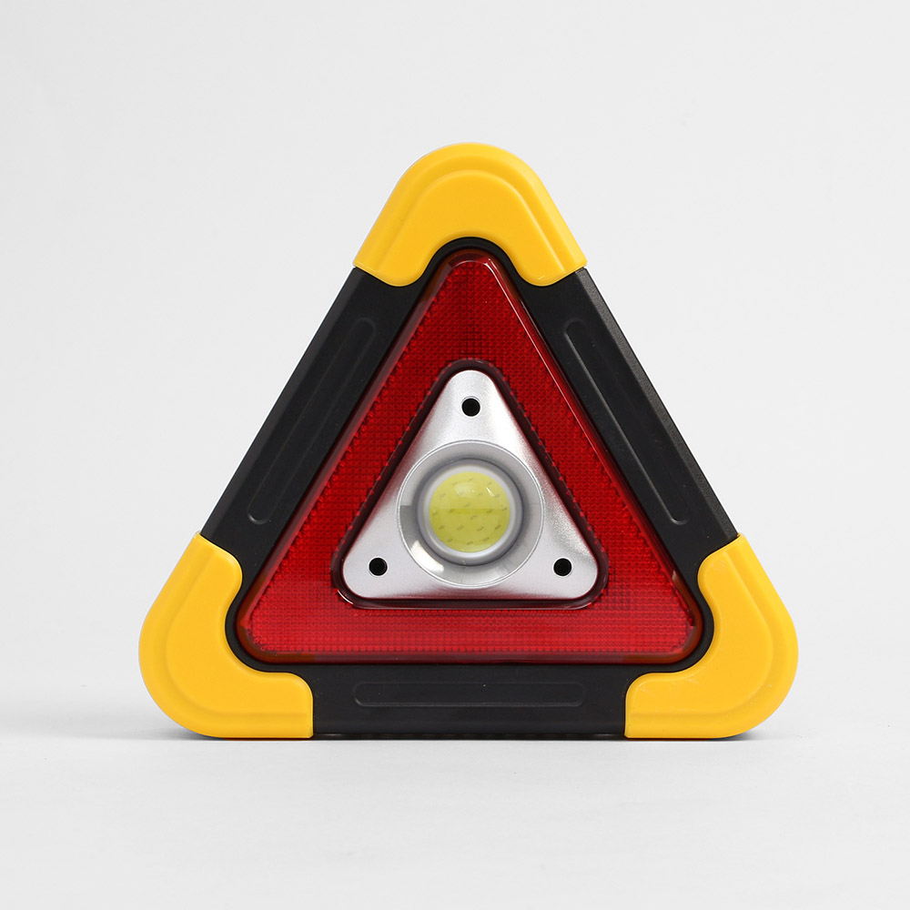 Oce 깜빡이 먼거리 차량 비상 삼각대 옐로우 차량 안전키트 교통 신호 필수품 LED 삼각대 랜턴