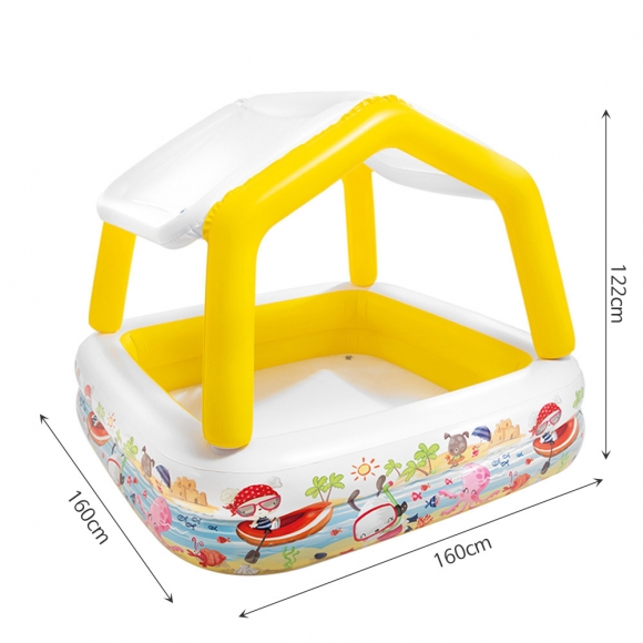 인텍스 에어 원두막 풀장