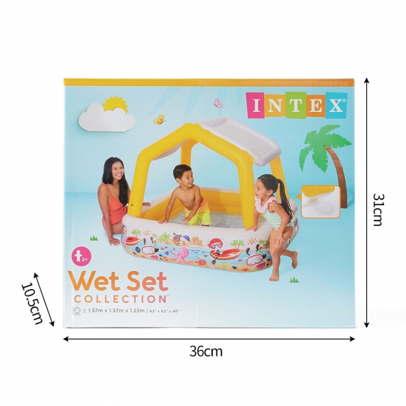 인텍스 에어 원두막 풀장