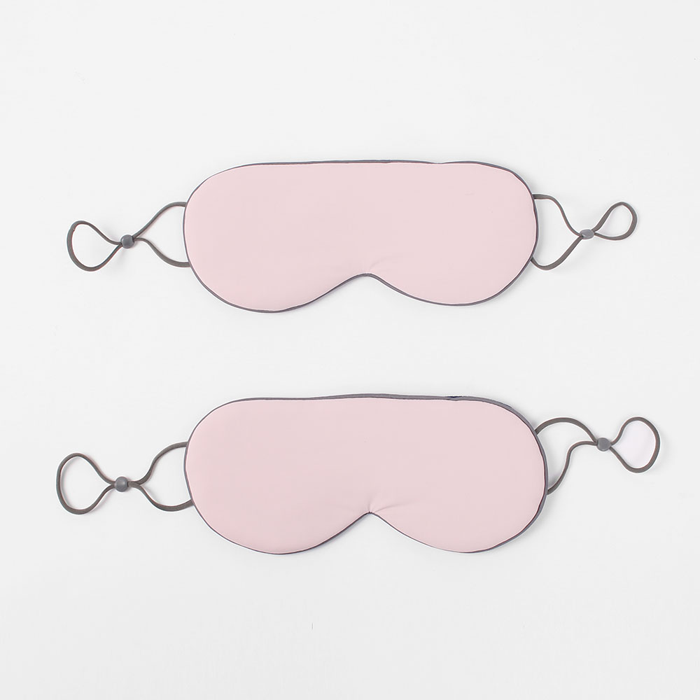 Oce 양면 안대 수면 아이커버 2p 핑크네이비 눈팩 눈 가리개 수면용 온열 안대