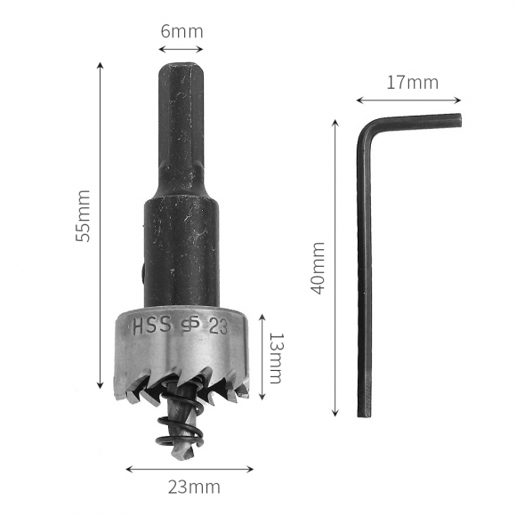 HSS 철공용 홀커터 홀쏘(23mm)