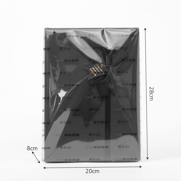 모던블랙 리본 선물상자(28x20cm)