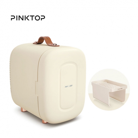 (해외직구)PINKTOP 미니 화장품 냉장고 D-4L(화이트)