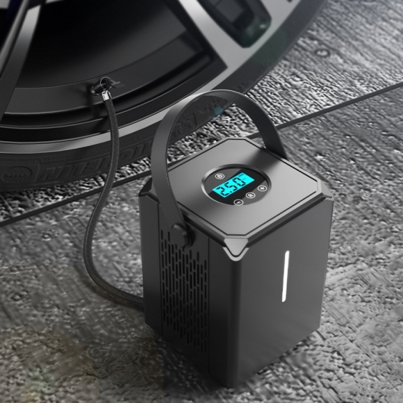 (해외직구)Xingyun 타이어 공기압 주입기 USB충전 에어펌프
