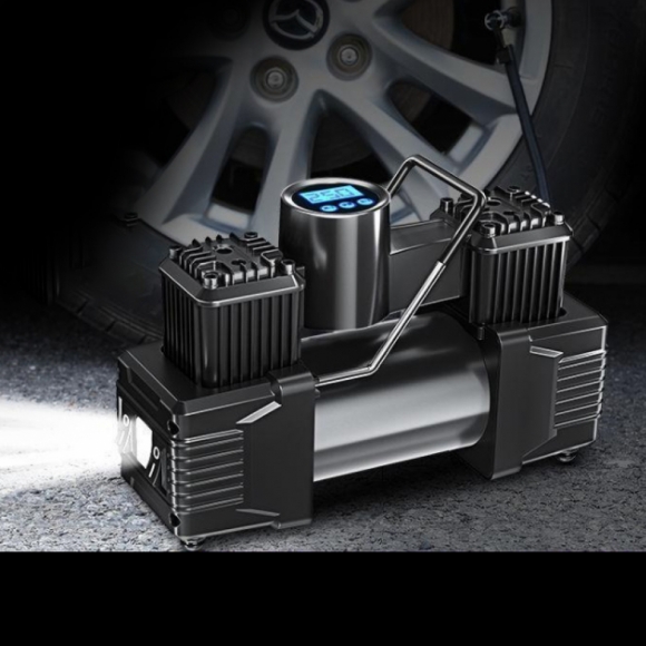 (해외직구)Kaihu 12v 타이어 공기압 주입기 디지털 에어펌프