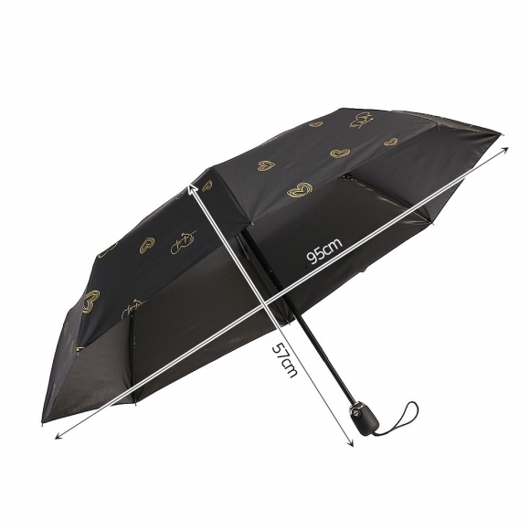 하트센스 UV차단 완전자동 양산겸 우산(블랙)