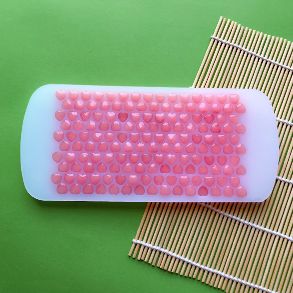 Oce FDA 실리콘 모양 얼음틀 실리콘 큐브 150구 작은모양큐브 슬러시스무디 하트아이스볼