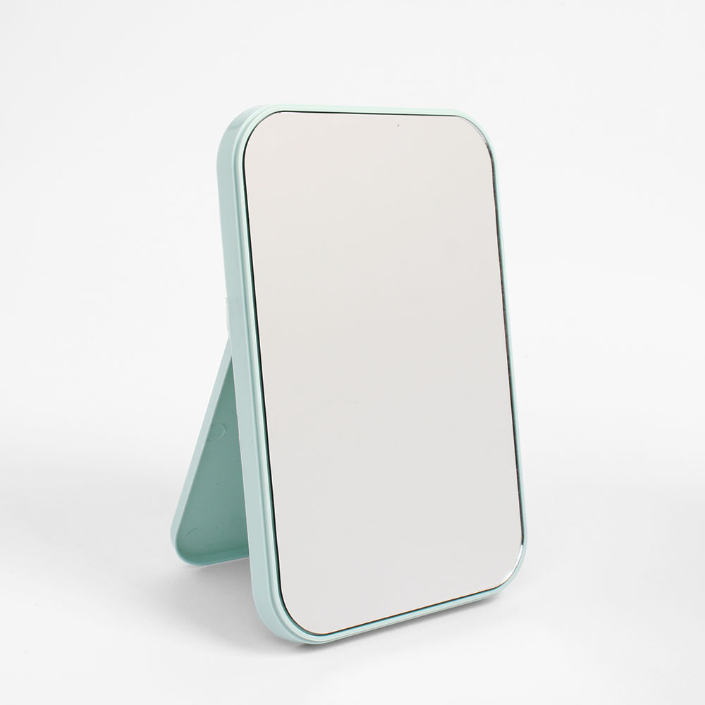 Oce 사각 접이식 스탠드 거울 민트 looking glass 가벼운 탁상거울 화장대 탁상거울